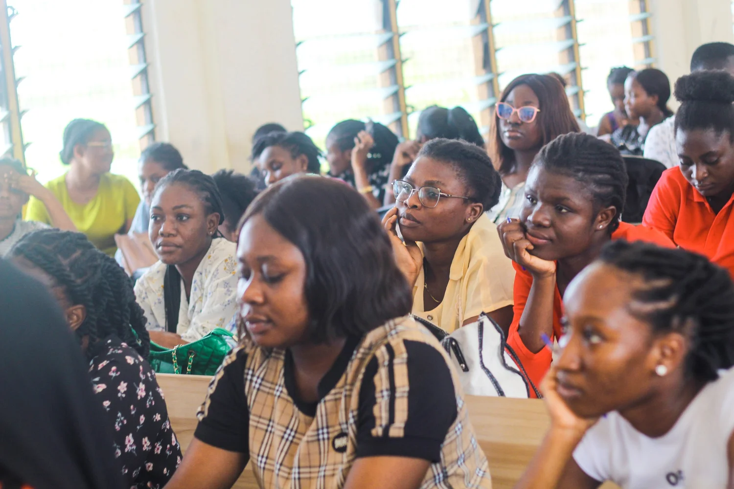 Students at Takoradi Technical University workshop